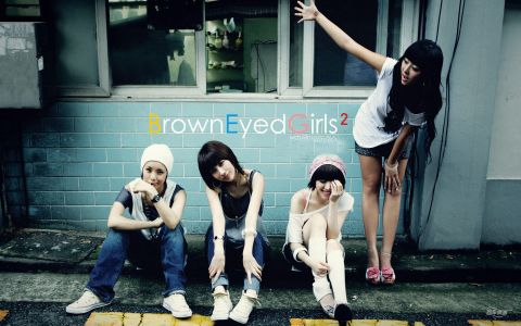 韩国女子组合Brown Eyed Girls桌面壁纸