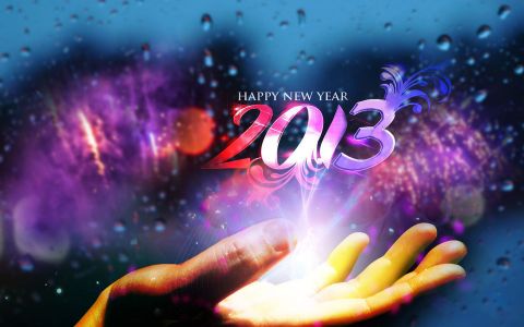 Happy New Year 2013桌面壁纸