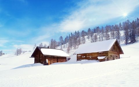 冬季高清雪景壁纸桌面